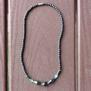 Chrome Bead Necklace